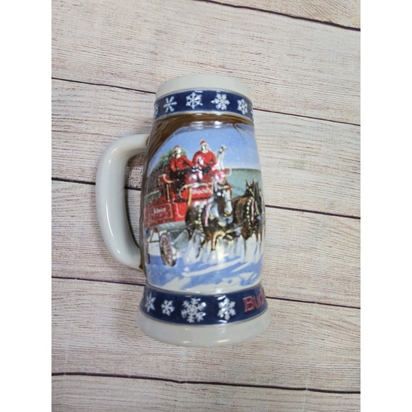 Budweiser Other - Budweiser Lighting the Way Home 1995 Holiday Stein Signature Edition‎ Vintage
